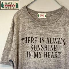 WACKOMARIA RUDEES 日本製 グレーTシャツ