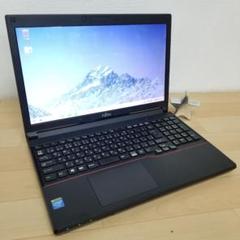 スピード発送 即使用可ノートPC FUJITSU (D8779)
