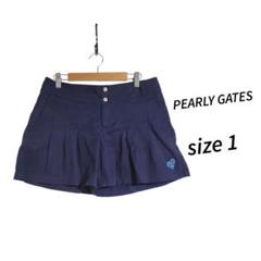 パーリーゲイツ ☆ ネイビー ショートパンツ M ショーパン ゴルフウェア