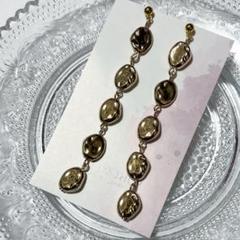 【ハンドメイド】ゴールドチップピアス　イヤリング