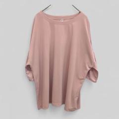 ユニクロ UNIQLO フリルスリーブ ブラウス Tシャツ 【XL】 ピンク