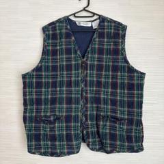 STUDIO COLLECTION WOMAN チェック柄ノースリーブベスト