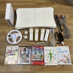 wii本体一式　バランスボード　リモコン4個他