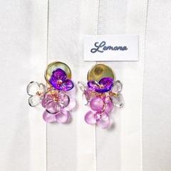 222C handmadeピアス＊イヤリング■2個目から100円引