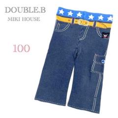 ◇ ダブルビー ミキハウス【100】スパッツパンツ レギンス ニット
