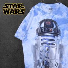 STARWARS 公式 R2D2 大判 コピーライト 2XL タイダイTシャツ