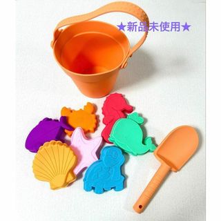 【新品】砂場セット、砂遊びおもちゃ、お風呂水遊び、室内、屋外、★未使用★海の動物