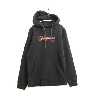 【中古B】sacai サカイ × FRAGMENT DESIGN フラグメントデザイン 1 S メンズ パーカー フーディー 19-02027M 裏起毛なし 黒 中古B 古着