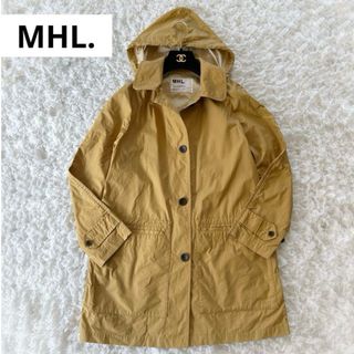 MHLマーガレットハウエル　コーティング加工　ステンカラーコート　スプリング