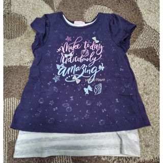 メゾピアノタンクトップ付きTシャツ