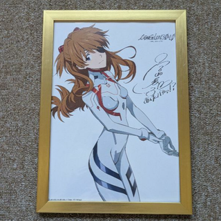 【非売品✨額装済み】式波アスカ・ラングレー イラストボード　特典