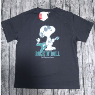 スヌーピー　ギター　Tシャツ　半袖　メンズL