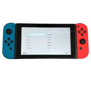 Nintendo Switch HAC-001 Joy-Con(L) ネオンブルー/(R) ネオンレッド ゲーム機本体 【中古】 32504R11