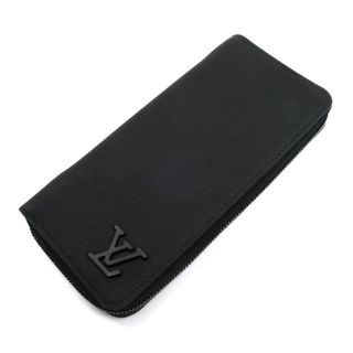 LOUIS VUITTON ルイ・ヴィトン ジッピーウォレット ヴェルティカル 長財布 ラウンドファスナー アエログラム ノワール M81743 ICチップ メンズ【中古】【美品】
