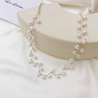 【新作】 パールネックレス 結婚式 ウエディング　入学式　お洒落　レディース