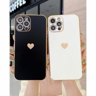 【色:ブラック_サイズ:iPhone14】saymi iPhoneケース ハート