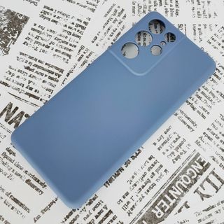 Galaxy S21 Ultra シリコンケース (3) アッシュブルー
