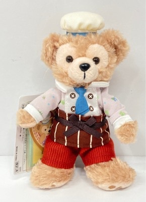 東京ディズニーシー ぬいぐるみバッジ Sweet Duffy 2015 Duffy Brings Love ダッフィー(カフェエプロン) 2015