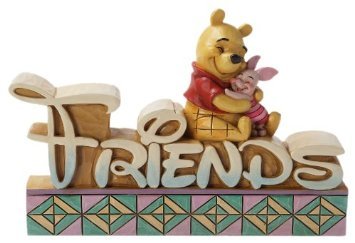 Enesco Disney Traditions by Jim Shore Pooh and Piglet Friends Figurine, 1.137-Inch